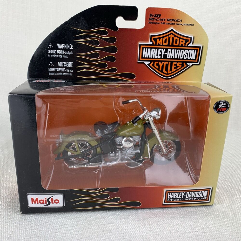 Maisto Harley Davidson 1953 74FL Hydra Glide Motorcycle‎ Die Cast 1:18 Series 29